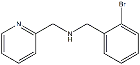 [(2-bromophenyl)methyl](pyridin-2-ylmethyl)amine Struktur