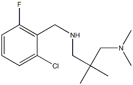 [(2-chloro-6-fluorophenyl)methyl]({2-[(dimethylamino)methyl]-2-methylpropyl})amine Struktur