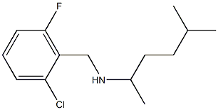 [(2-chloro-6-fluorophenyl)methyl](5-methylhexan-2-yl)amine Struktur