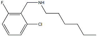 [(2-chloro-6-fluorophenyl)methyl](hexyl)amine Struktur