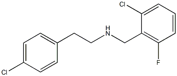 [(2-chloro-6-fluorophenyl)methyl][2-(4-chlorophenyl)ethyl]amine Struktur