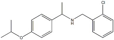 [(2-chlorophenyl)methyl]({1-[4-(propan-2-yloxy)phenyl]ethyl})amine Struktur