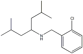 [(2-chlorophenyl)methyl](2,6-dimethylheptan-4-yl)amine Struktur