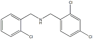 [(2-chlorophenyl)methyl][(2,4-dichlorophenyl)methyl]amine Struktur