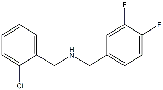 [(2-chlorophenyl)methyl][(3,4-difluorophenyl)methyl]amine Struktur