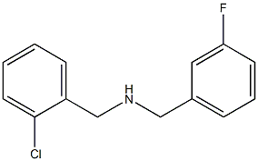 [(2-chlorophenyl)methyl][(3-fluorophenyl)methyl]amine Struktur