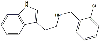 [(2-chlorophenyl)methyl][2-(1H-indol-3-yl)ethyl]amine Struktur