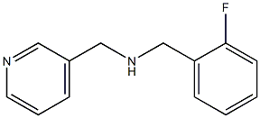 [(2-fluorophenyl)methyl](pyridin-3-ylmethyl)amine Struktur