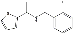 [(2-fluorophenyl)methyl][1-(thiophen-2-yl)ethyl]amine Struktur