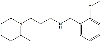 [(2-methoxyphenyl)methyl][3-(2-methylpiperidin-1-yl)propyl]amine Struktur