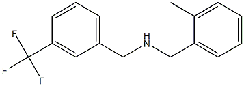 [(2-methylphenyl)methyl]({[3-(trifluoromethyl)phenyl]methyl})amine Struktur