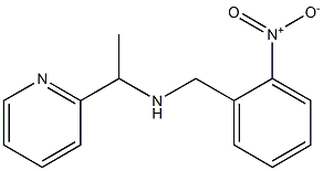 [(2-nitrophenyl)methyl][1-(pyridin-2-yl)ethyl]amine Struktur