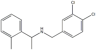 [(3,4-dichlorophenyl)methyl][1-(2-methylphenyl)ethyl]amine Struktur