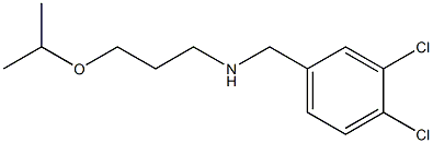 [(3,4-dichlorophenyl)methyl][3-(propan-2-yloxy)propyl]amine Struktur