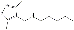 [(3,5-dimethyl-1,2-oxazol-4-yl)methyl](pentyl)amine Struktur