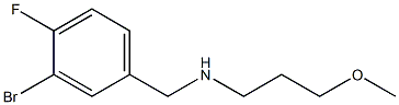 [(3-bromo-4-fluorophenyl)methyl](3-methoxypropyl)amine Struktur