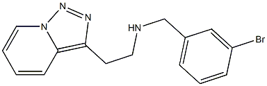 [(3-bromophenyl)methyl](2-{[1,2,4]triazolo[3,4-a]pyridin-3-yl}ethyl)amine Struktur