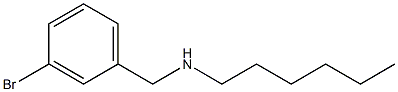 [(3-bromophenyl)methyl](hexyl)amine Struktur