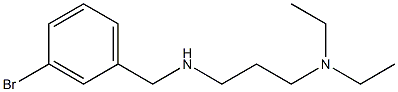 [(3-bromophenyl)methyl][3-(diethylamino)propyl]amine Struktur