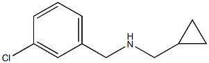 [(3-chlorophenyl)methyl](cyclopropylmethyl)amine Struktur