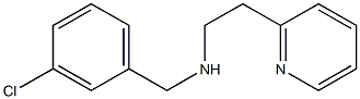 [(3-chlorophenyl)methyl][2-(pyridin-2-yl)ethyl]amine Struktur