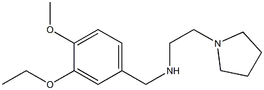 [(3-ethoxy-4-methoxyphenyl)methyl][2-(pyrrolidin-1-yl)ethyl]amine Struktur