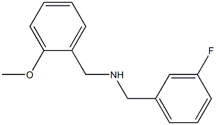 [(3-fluorophenyl)methyl][(2-methoxyphenyl)methyl]amine Struktur