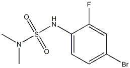 [(4-bromo-2-fluorophenyl)sulfamoyl]dimethylamine Struktur