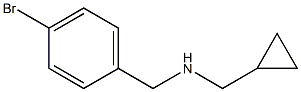 [(4-bromophenyl)methyl](cyclopropylmethyl)amine Struktur