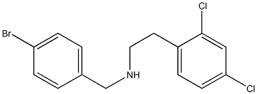 [(4-bromophenyl)methyl][2-(2,4-dichlorophenyl)ethyl]amine Struktur