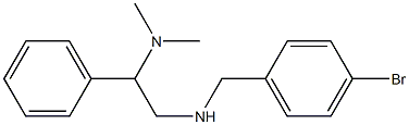 [(4-bromophenyl)methyl][2-(dimethylamino)-2-phenylethyl]amine Struktur