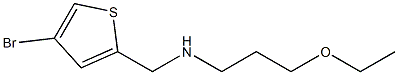 [(4-bromothiophen-2-yl)methyl](3-ethoxypropyl)amine Struktur