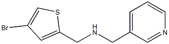 [(4-bromothiophen-2-yl)methyl](pyridin-3-ylmethyl)amine Struktur