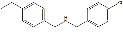 [(4-chlorophenyl)methyl][1-(4-ethylphenyl)ethyl]amine Struktur