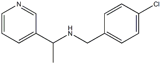 [(4-chlorophenyl)methyl][1-(pyridin-3-yl)ethyl]amine Struktur