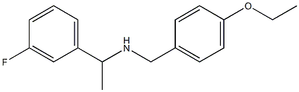 [(4-ethoxyphenyl)methyl][1-(3-fluorophenyl)ethyl]amine Struktur