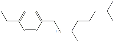 [(4-ethylphenyl)methyl](6-methylheptan-2-yl)amine Struktur