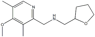 [(4-methoxy-3,5-dimethylpyridin-2-yl)methyl](oxolan-2-ylmethyl)amine Struktur