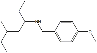 [(4-methoxyphenyl)methyl](5-methylheptan-3-yl)amine Struktur