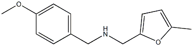 [(4-methoxyphenyl)methyl][(5-methylfuran-2-yl)methyl]amine Struktur