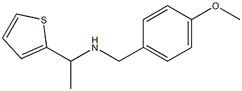 [(4-methoxyphenyl)methyl][1-(thiophen-2-yl)ethyl]amine Struktur