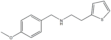 [(4-methoxyphenyl)methyl][2-(thiophen-2-yl)ethyl]amine Struktur