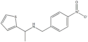 [(4-nitrophenyl)methyl][1-(thiophen-2-yl)ethyl]amine Struktur