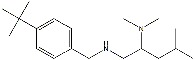 [(4-tert-butylphenyl)methyl][2-(dimethylamino)-4-methylpentyl]amine Struktur