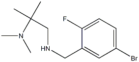 [(5-bromo-2-fluorophenyl)methyl][2-(dimethylamino)-2-methylpropyl]amine Struktur