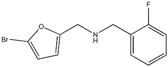 [(5-bromofuran-2-yl)methyl][(2-fluorophenyl)methyl]amine Struktur