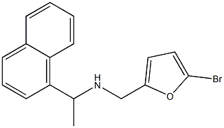 [(5-bromofuran-2-yl)methyl][1-(naphthalen-1-yl)ethyl]amine Struktur