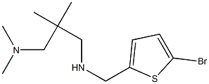 [(5-bromothiophen-2-yl)methyl]({2-[(dimethylamino)methyl]-2-methylpropyl})amine Struktur