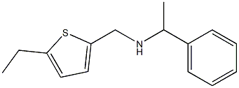 [(5-ethylthiophen-2-yl)methyl](1-phenylethyl)amine Struktur