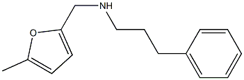 [(5-methylfuran-2-yl)methyl](3-phenylpropyl)amine Struktur